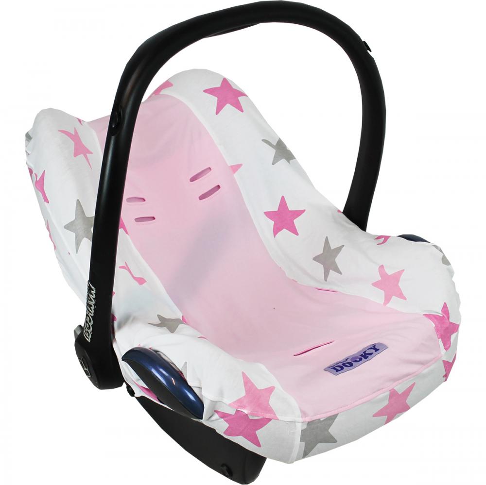 Xplorys    DOOKY Seat cover 0+ Pink Stars -   1