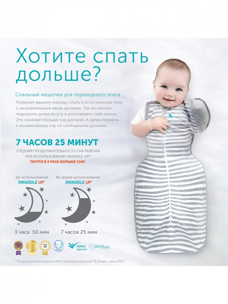 Love To Dream   50/50 Swaddle Up Bamboo Lite Mint  -   4