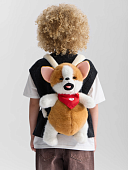 Happy Baby игрушка мягкая собака, рюкзак детский Persik