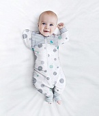 Love To Dream   Swaddle Up Transition Suit Lite White 