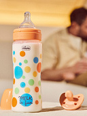 Chicco бутылочка пластиковая 330 мл Perfect Easy Boy, быстрый поток