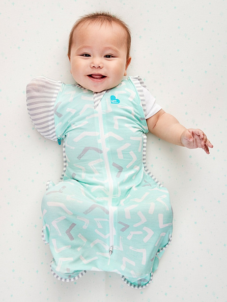 Love To Dream   50/50 Swaddle Up Bamboo Lite Mint  -   12