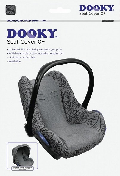 Xplorys    DOOKY Seat cover 0+ Grey Leaves -   6