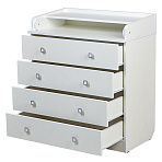 Комод с пеленальным столиком белый