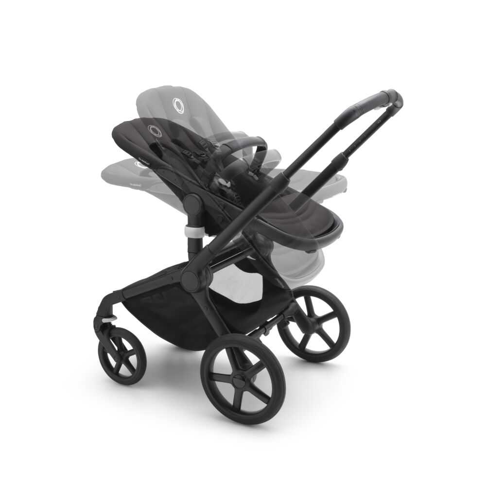 Bugaboo Fox5 коляска 2 в 1 Black/ Midnight Black/ Morning Pink в комплекте - фото  15