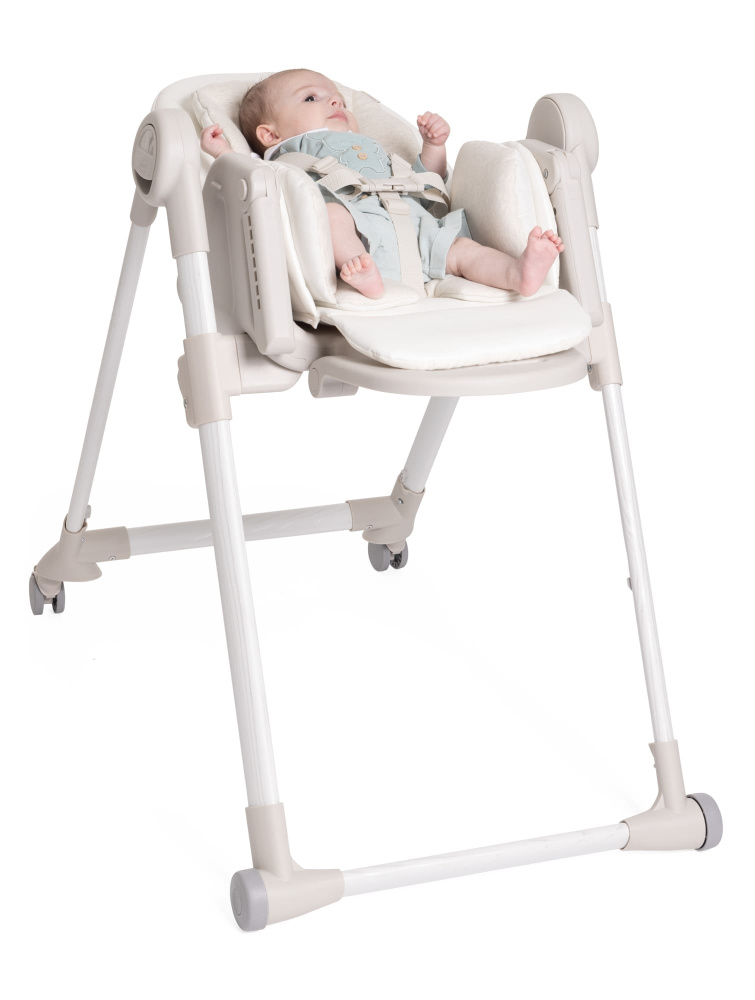 Chicco стульчик для кормления Polly Armonia Motherpearl - фото  12