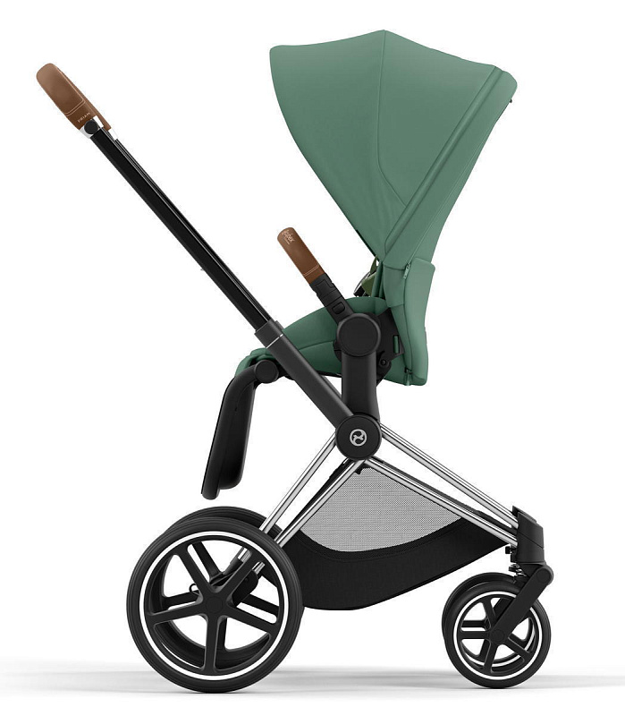 Cybex Priam IV Коляска 2 в 1 Chrome Brown /  Leaf Green - фото  14