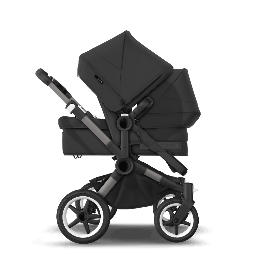 Bugaboo Donkey5 Duo коляска 2 в 1 Graphite/Midnight Black/Midnight Black - фото  8