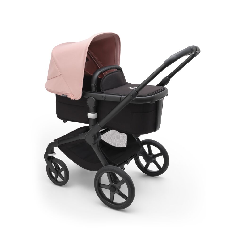 Bugaboo Fox5 коляска 2 в 1 Black/ Midnight Black/ Morning Pink в комплекте - фото  4