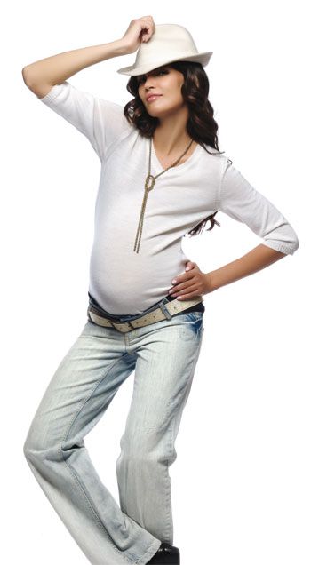 Как сшить вставку на брюки для беременных с запасом