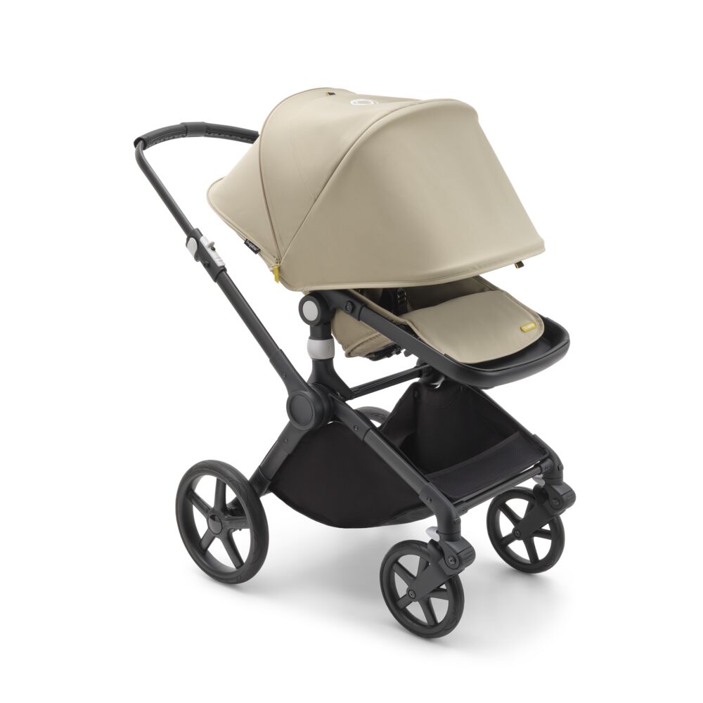 Bugaboo Fox Cub коляска 2 в 1 Black/ Desert Beige/Desert Beige - фото  5