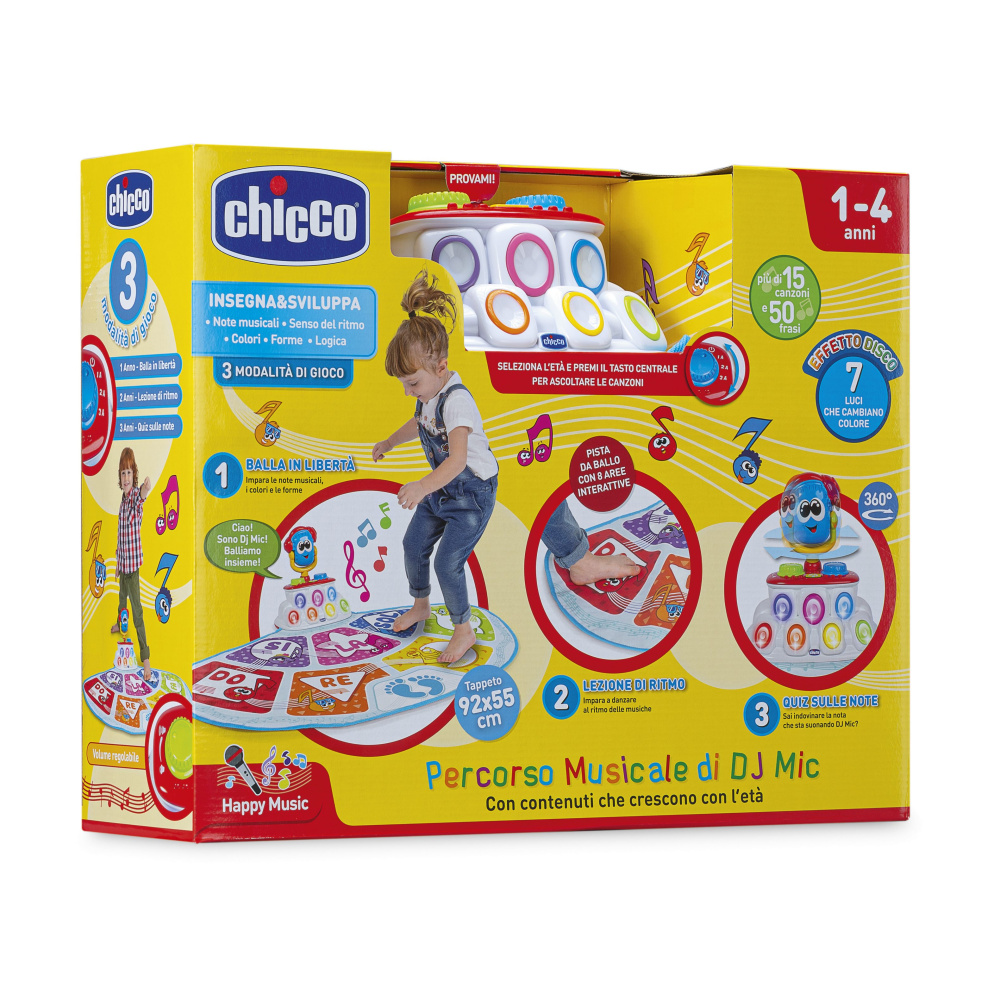 Chicco игровой музыкальный танцевальный коврик - фото  6