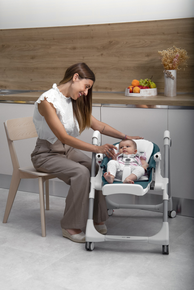 Peg Perego стульчик для кормления Prima Pappa Follow Me Plus Petrolio - фото  26