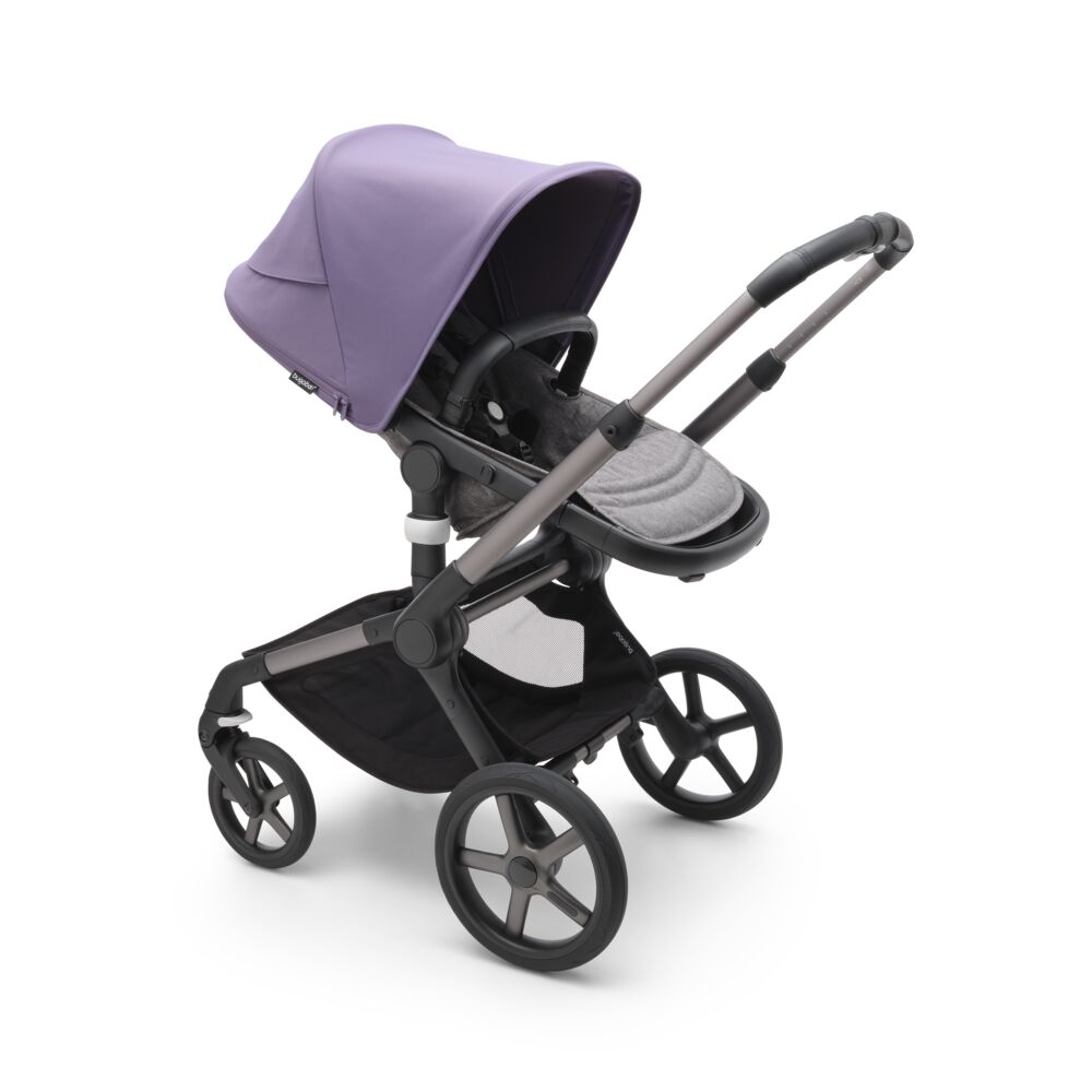 Bugaboo Fox5 коляска 2 в 1 Graphite/ Grey Melange / Astro Purple - фото  6