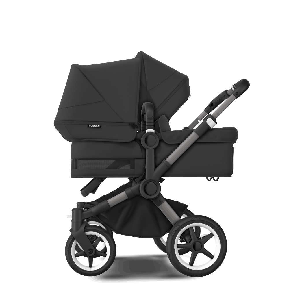 Bugaboo Donkey5 Duo коляска 2 в 1 Graphite/Midnight Black/Midnight Black - фото  7