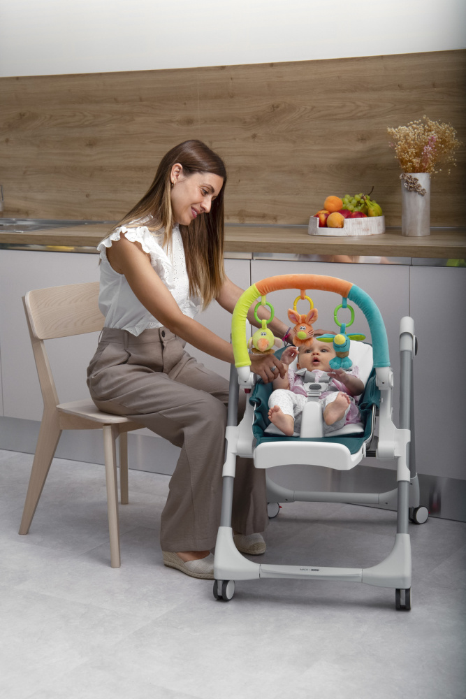 Peg Perego стульчик для кормления Prima Pappa Follow Me Plus Petrolio - фото  24