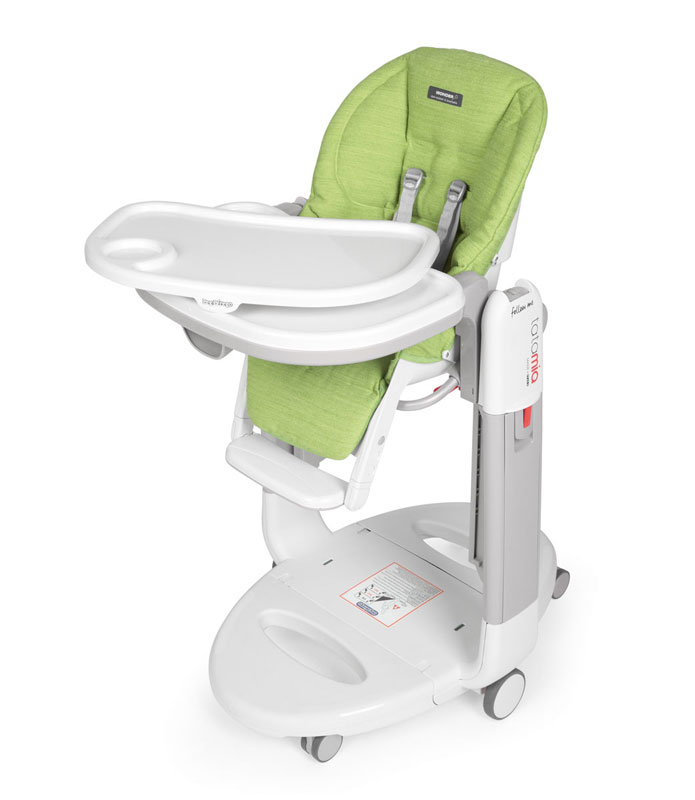 Peg Perego стульчик для кормления Tatamia Follow Me Wonder Green - фото  5