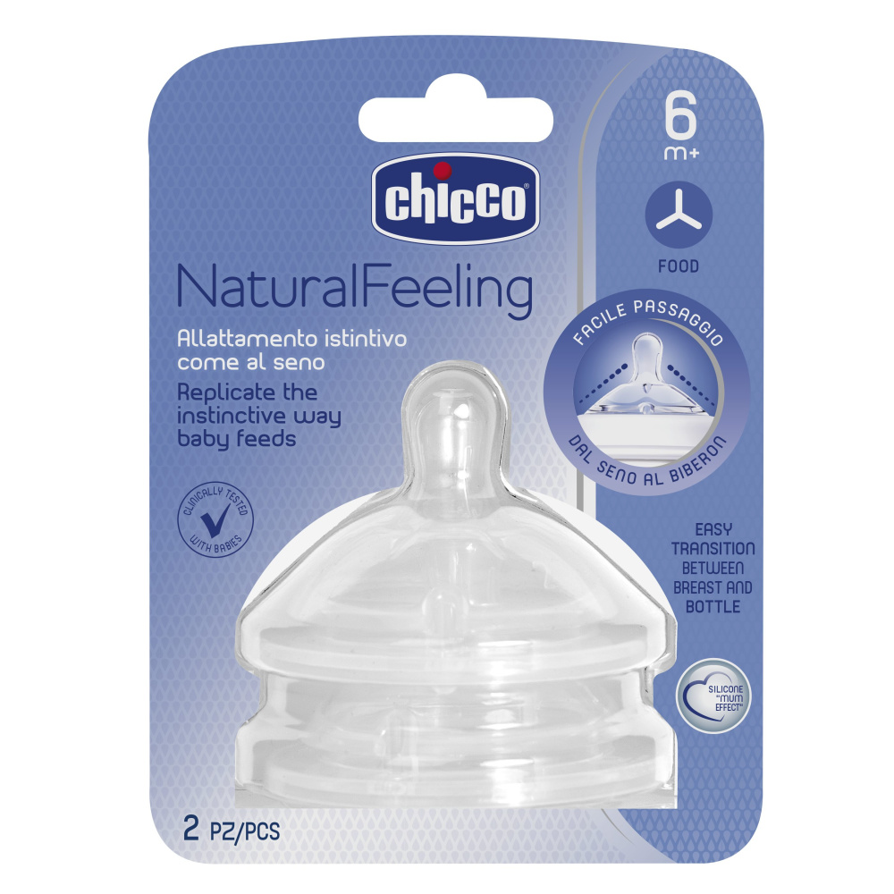 Chicco     6 + Natural Feeling 2 