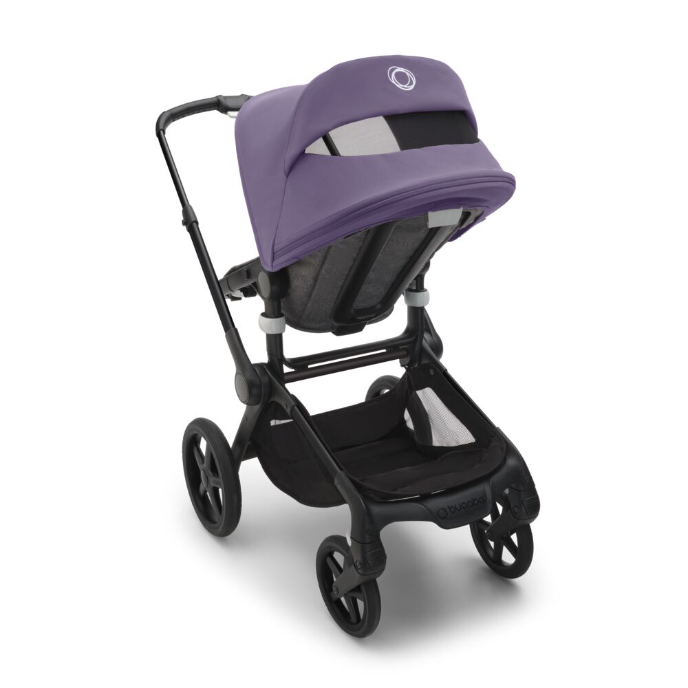 Bugaboo Fox5 коляска 2 в 1 Graphite/Grey Melange/Astro Purple в комплекте - фото  9