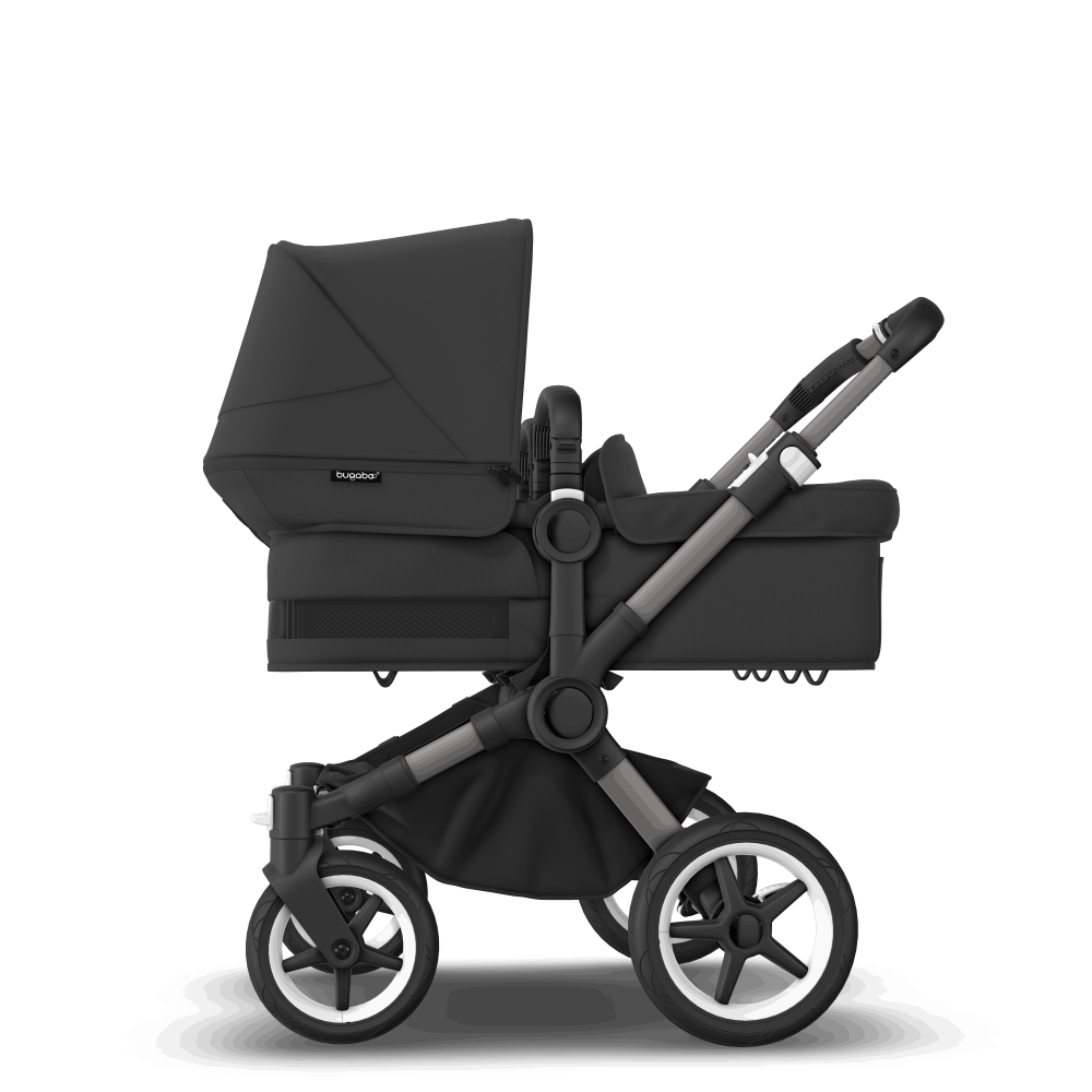 Bugaboo Donkey5 Duo коляска 2 в 1 Graphite/Midnight Black/Midnight Black - фото  4