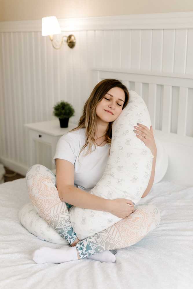 Подушка для беременных и кормящих для отдыха и сна 340х30 см