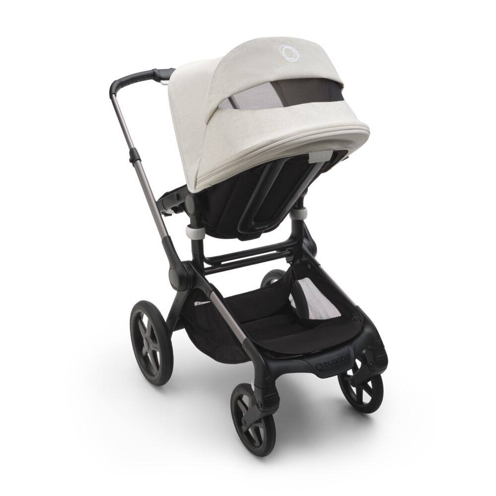 Bugaboo Fox5 коляска 2 в 1 Black/ Midnight Black/ Misty White в комплекте - фото  8