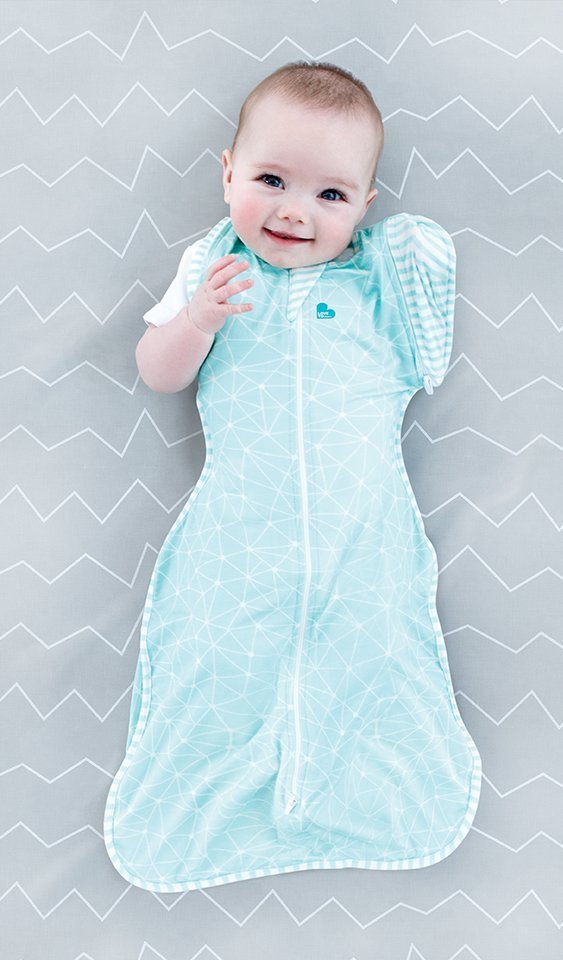 Love To Dream Swaddle Up комбинезон спальный 50/50 Bamboo Lite мята  - фото  2