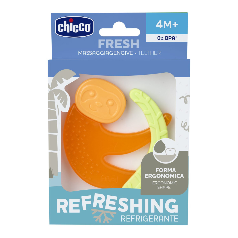 Chicco прорезыватель с зубным кольцом Fresh Monkey - фото  13