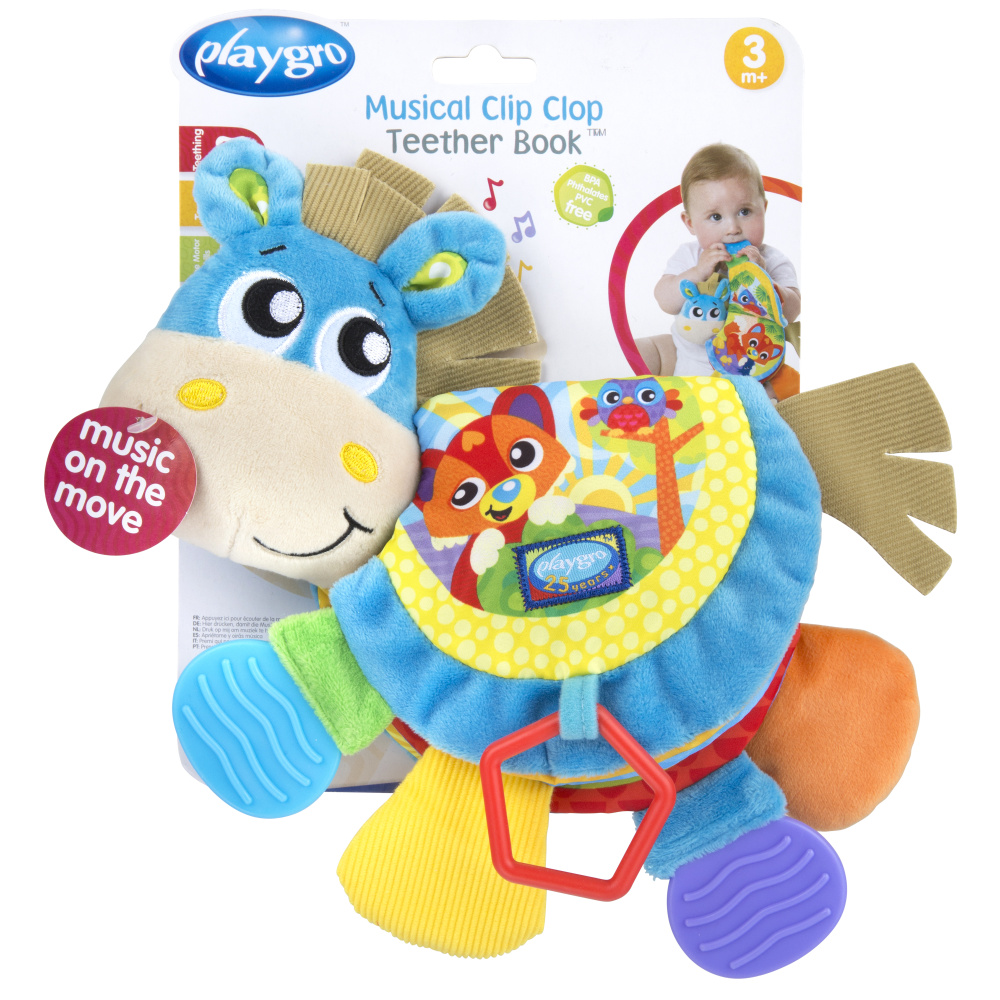 Playgro игрушка мягкая музыкальная Ослик - фото  5