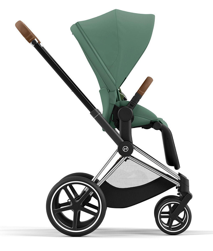 Cybex Priam IV Коляска 2 в 1 Chrome Brown /  Leaf Green - фото  23