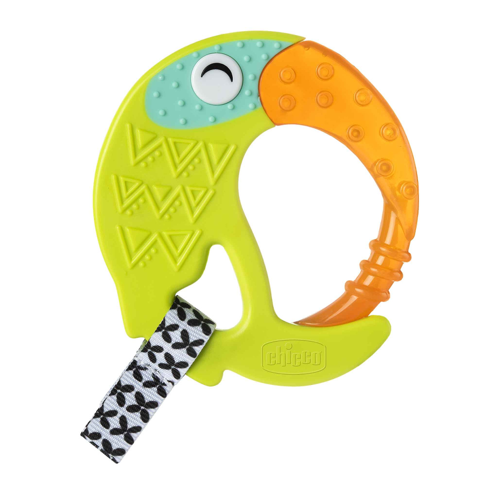 Chicco прорезыватель с зубным кольцом Fresh Funny Teether Toucan - фото  1