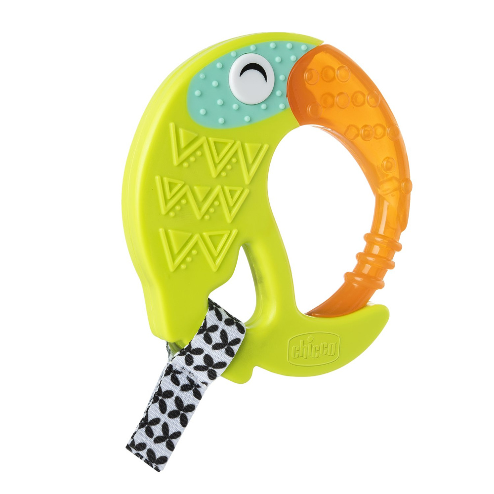 Chicco прорезыватель с зубным кольцом Fresh Funny Teether Toucan - фото  2