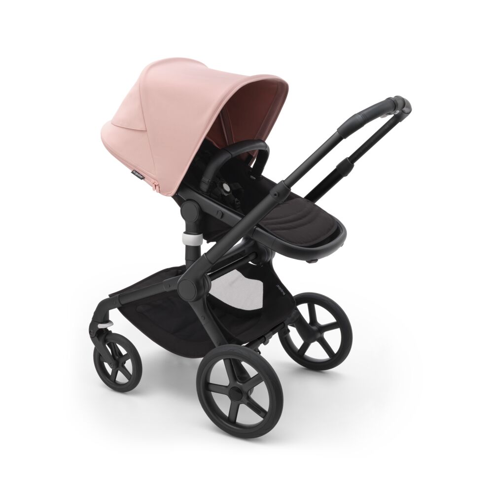 Bugaboo Fox5 коляска 2 в 1 Black/ Midnight Black/ Morning Pink в комплекте - фото  7