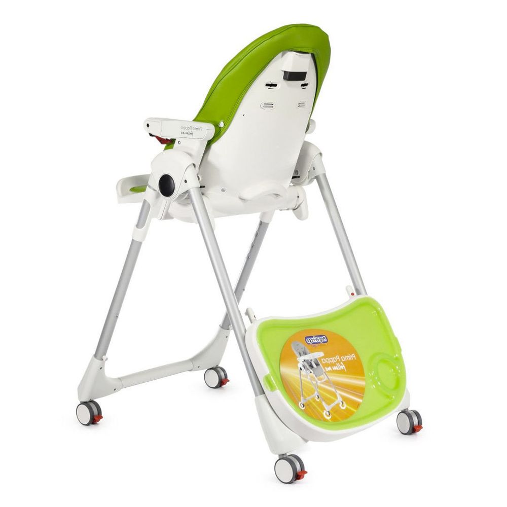 стульчик для кормления peg perego prima pappa follow me fragola