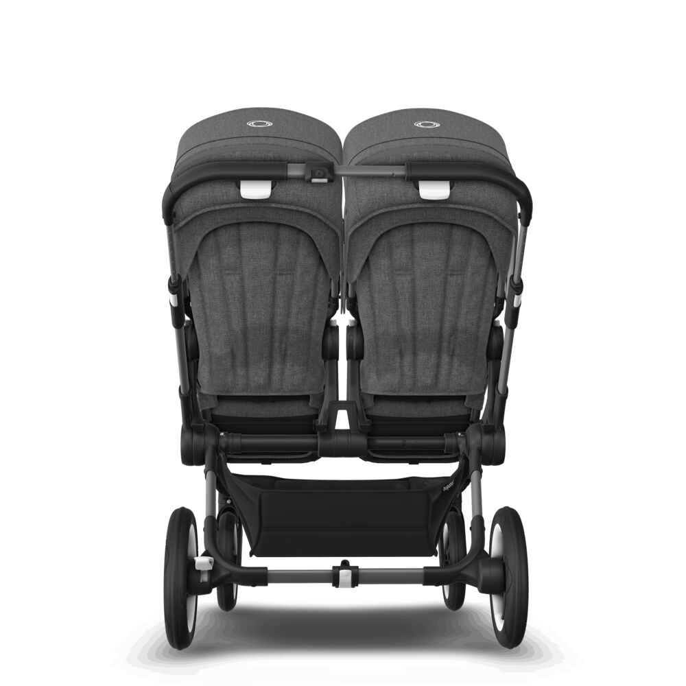 Bugaboo Donkey5 Twin коляска 2 в 1 Graphite/Grey Melange/Grey Melange complete - фото  9