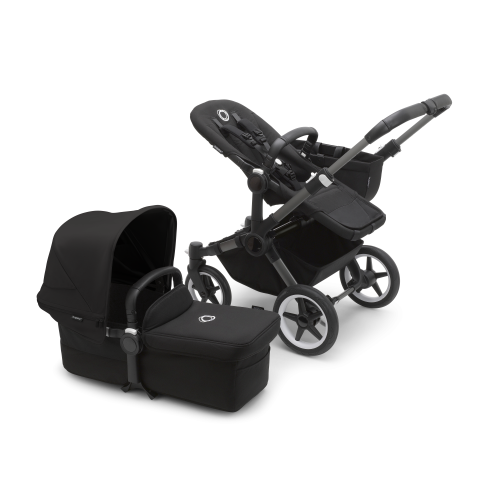 Bugaboo Donkey5 Duo коляска 2 в 1 Graphite/Midnight Black/Midnight Black - фото  23