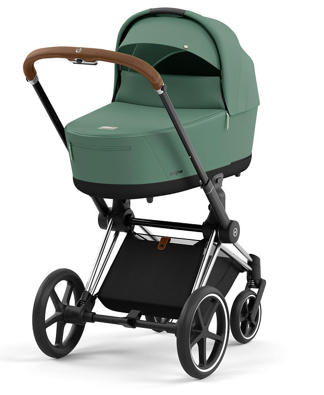 Cybex Priam IV Коляска 2 в 1 Chrome Brown /  Leaf Green - фото  29