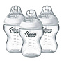 Tommee Tippee бутылочка для кормления Closer to nature, 260 мл., 0+, 3 шт. - фото 1