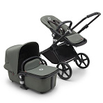 Bugaboo Fox Cub коляска 2 в 1 Black/ Forest Green/ Forest Green