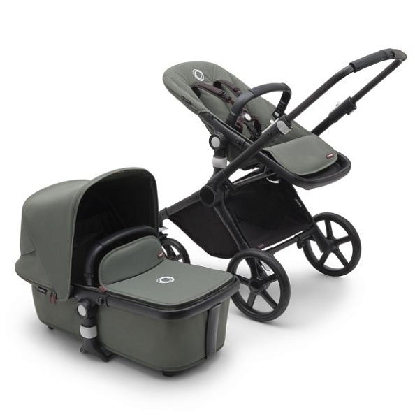 Bugaboo Fox Cub коляска 2 в 1 Black/ Forest Green/ Forest Green - фото  3