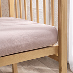 Perina простыня на резинке детская Muslin (мокко)