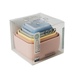 Edda игрушка - пирамидка стаканчики Зверята