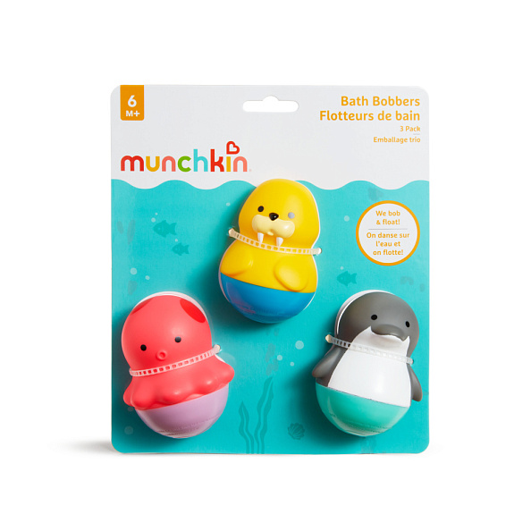 Munchkin игрушки для ванны Поплавки Bath Bobbers™от 6 мес 3 шт.NEW - фото  11