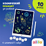 Alilo планшет для рисования Writing Tablet 10 дюймов+штампики - фото 2