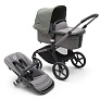 Bugaboo Fox5 коляска 2 в 1 Graphite/ Grey Melange / Forest Green - фото 1