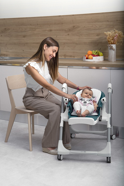 Peg Perego стульчик для кормления Prima Pappa Follow Me Plus Ice - фото  25