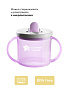 Tommee Tippee поильник, обучающая чашка с носиком и ручками, 190 мл, 4 м+, сиреневый - фото 7