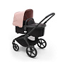 Bugaboo Fox5 коляска 2 в 1 Black/ Midnight Black/ Morning Pink в комплекте - фото 4