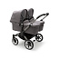 Bugaboo Donkey5 Twin коляска 2 в 1 Graphite/Grey Melange/Grey Melange complete