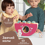 Chicco набор развивающий деревянные игрушки Заячий холм